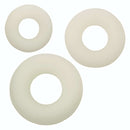 Alpha Glow-In-The-Dark Liquid Silicone 3 Ring Set for Enhanced Pleasure and Stamina - Durable and Comfortable Silicone Rings