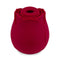Loe The Rose Premium Suction Clitoral Stimulator in red, designed for intimate pleasure and gentle caresses.