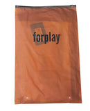 Forplay Layers To This Mesh and Knit Teddy Pink Small packaging bag with logo