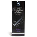 Fifty Shades Charlie Tango Classic Vibrator Black packaging from the official Fifty Shades of Grey Pleasure Collection.
