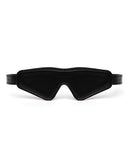 Fifty Shades of Grey Sweet Anticipation Blindfold in padded black design for sensory play and complete darkness.