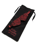 Fifty Shades of Grey Sweet Anticipation Blindfold in stylish red design with drawstring storage bag.