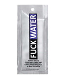 FUCK WATER .3 OZ CLEAR WATER BASED LUBRICANT PILLOW PACKS-0