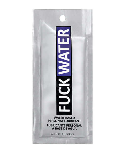 FUCK WATER .3 OZ CLEAR WATER BASED LUBRICANT PILLOW PACKS-0