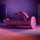 Playboy Fluffle Rabbit Vibrator with Twirling, Vibrating, and Turbo Mode Functions, Purple, Waterproof Vibrator for Dual Motor Intense Pleasure