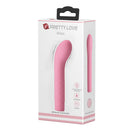 Pretty Love Atlas Silicone G-Spot Vibrator Pink packaging showcasing its sleek design and features.
