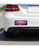 On My Way To Your Mom's House Car Magnet displayed on a white car bumper.