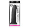 Colours Pleasures Girth Silicone Dildo 7 inches - Black packaging featuring a realistic design and strong suction cup base.