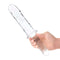 Gläs 11 Inch Double Ended Textured Glass Dildo with Handle for Internal Massage