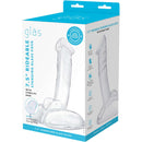 Gläs 7.5 Inch Rideable Standing Glass Cock with Stability Base in packaging