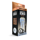Mstr B8 Vibrating Ass Pack Bum Rush 5 Piece Kit packaging with textured sleeve and vibrating bullet.