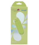 Maia Allie Rechargeable Mini Vibe Green packaging showcasing the playful design and compact size.
