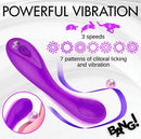 Purple G-Spot Silicone Vibrator with 3 speeds and 7 vibration patterns for ultimate targeted pleasure.