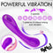 Purple G-Spot Silicone Vibrator with 3 speeds and 7 vibration patterns for ultimate targeted pleasure.