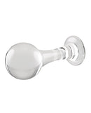 Gender X The Baller Glass Butt Plug Clear - Image 4