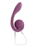 Gender X Poseable You Snail Vibrator Purple, a purple silicone vibrator with dual motors and USB charging.