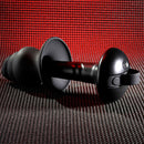 Gender X Echo Vibrator with Silicone Sleeve featuring 10 vibration speeds and waterproof design against a red textured background