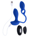 Gender X Back for More Wearable Prostate Vibrator with Remote Blue, USB rechargeable ergonomic design for stimulation.