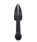 Edge Silicone Tawse Black impact paddle with a precision-crafted design and body-safe materials.