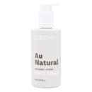 Coochy Shave Cream Au Natural 8 Oz bottle with moisturizing and soothing formula for a rash-free shave.