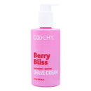 Coochy Shave Cream Berry Bliss 8 Oz in pink bottle, moisturizing shave cream for a smooth, rash-free shave.