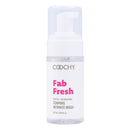 Coochy Fab Fresh Intimate Foaming Cleanser Peony 4 Oz in a pump bottle for gentle and refreshing intimate washing.