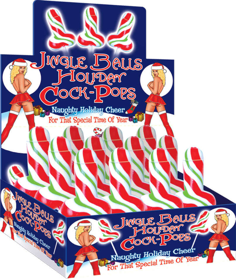 JINGLE BALLS HOLIDAY COCK POPS 12PC DISPLAY-4