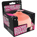 Boobie Beer Can Topper in packaging, a fun novelty accessory for parties and gatherings.