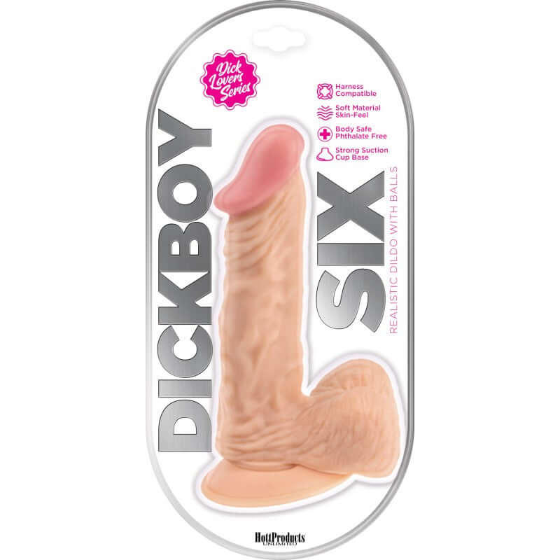 DICKBOY 6 IN REALISTIC DILDO W/ BALLS-0
