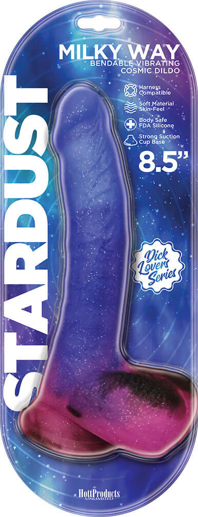STARDUST MILKY WAY 8.5IN DILDO VIBRATING-0