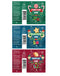 Holiday-themed lubricant labels with festive flavors: Candy Cane, Sugar Cookie, and Fruit Cake; water-based for intimate moments.