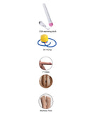 Fuck Friends Rico Suave Swinger Series Inflatable Love Doll accessories including warming stick, air pump, 7" dildo, realistic feet.