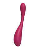 Puff App-Controlled Inflatable Kegel Ball Dark Red with app connectivity and pressure-sensing technology.