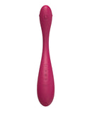 Puff App-Controlled Inflatable Kegel Ball Dark Red shown in a sleek design, featuring pressure-sensing technology for pelvic floor training.