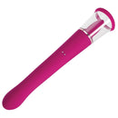 Honey Play Box Succion 3-in-1 Clitoral G Spot Vibrator Wine in sleek pink design for ultimate pleasure.