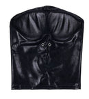 Edge Blackout Hood Black is a sleek, full-coverage sensory hood in black with eye holes for visual restriction.