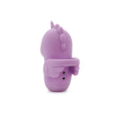 Unihorn Finger Vibe Karmic Kisses Purple showcasing its playful design and pulsing mouthpiece for ultimate pleasure.