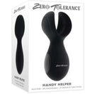 Zero Tolerance Handy Helper Rechargeable Silicone Vibrating Penis Stroker with 8 Speeds in Packaging