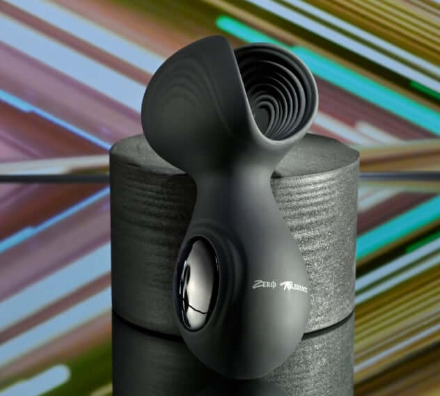 Zero Tolerance Handy Helper Rechargeable Waterproof Silicone Vibrating Penis Stroker on display