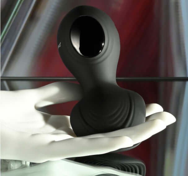 Zero Tolerance Handy Helper - Rechargeable Waterproof Silicone Vibrating Penis Stroker held in hand