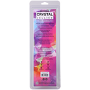 Crystal Jellies Realistic Cock 9 Inch Pink packaging with product details and features listed.