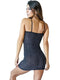 HALTER SHIMMERY MINI DRESS BLACK-1
