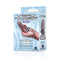 VibroFinger Ribbed Finger Massager Grey packaging showcasing dual-finger penetration and clitoral stimulation features.