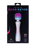 Paradise Illumination THE Wand Massager packaging showcasing its elegant design and innovative features.