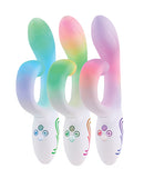 Paradise Illumination THE Rabbit Vibrator in vibrant colors, showcasing elegance and innovative design for pleasure.