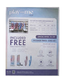 Play With Me Rabbits Merchandising Kit by Blush with pricing, features, and included materials on a promotional flyer.