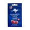 Kangaroo Male Enhancement Sublingual Strip Cherry Flavor packaging, made in USA, for fast-acting sexual performance boost.