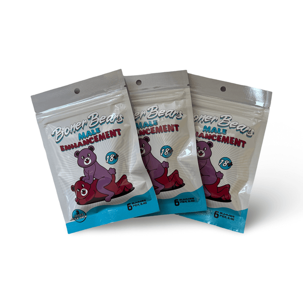 Boner Bear Male Enhancement Gummies 3 Packs for Fast-Acting Sexual Performance Boost