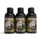 Three bottles of African Rhino Shots 12000 for enhancing time, size, and stamina displayed against a white background.