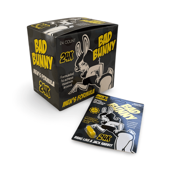 Bad Bunny – 24 Pc Display | Men’s Vitality & Energy Support Capsules